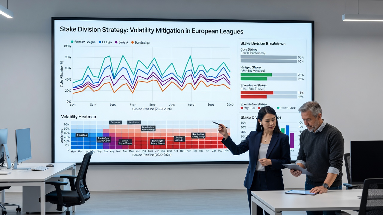 Detailed graph of stake allocation adjustments during a sample European season